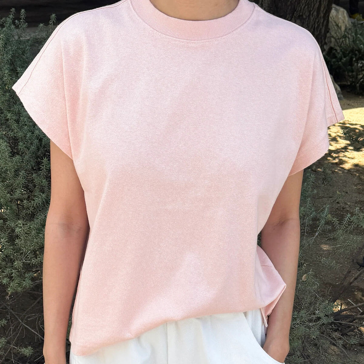 Jeanne Tee in Baby Pink by Le Bon Shoppe