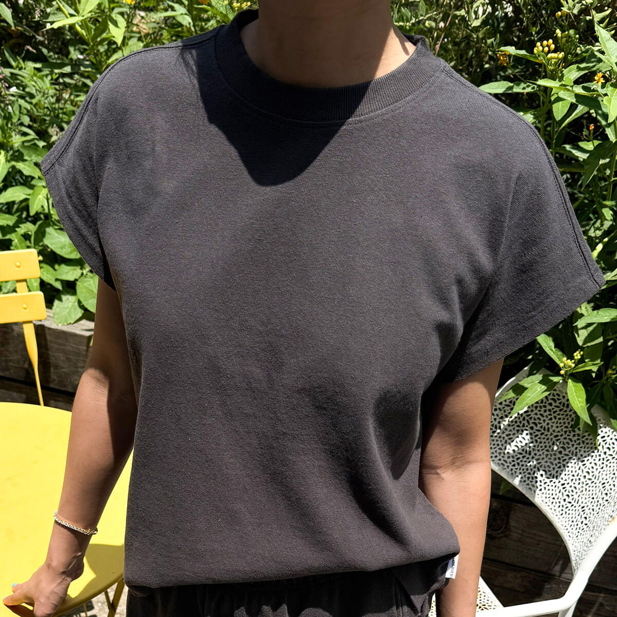 Jeanne Tee in Dark Slate by Le Bon Shoppe