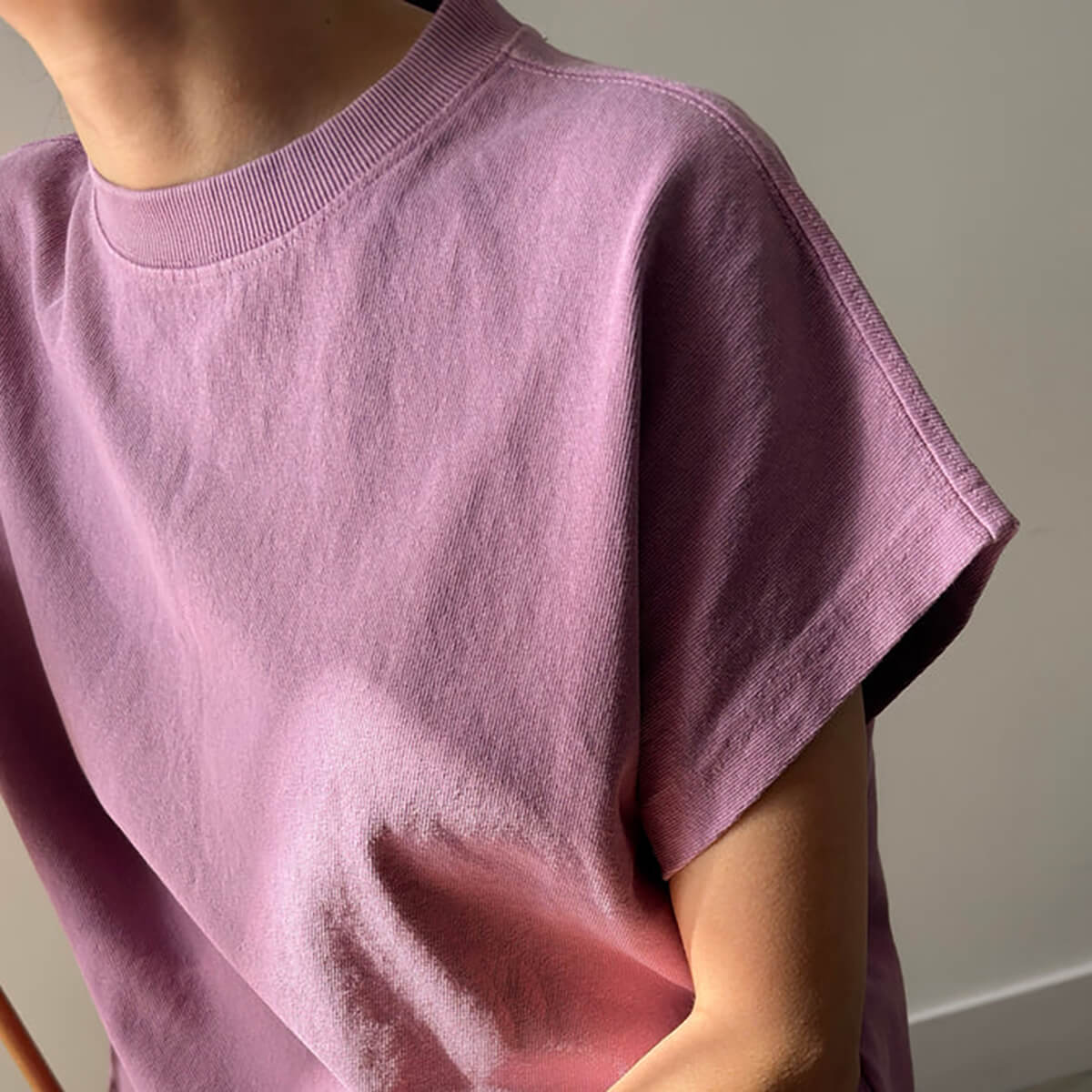 Jeanne Tee in Dusty Lilac by Le Bon Shoppe