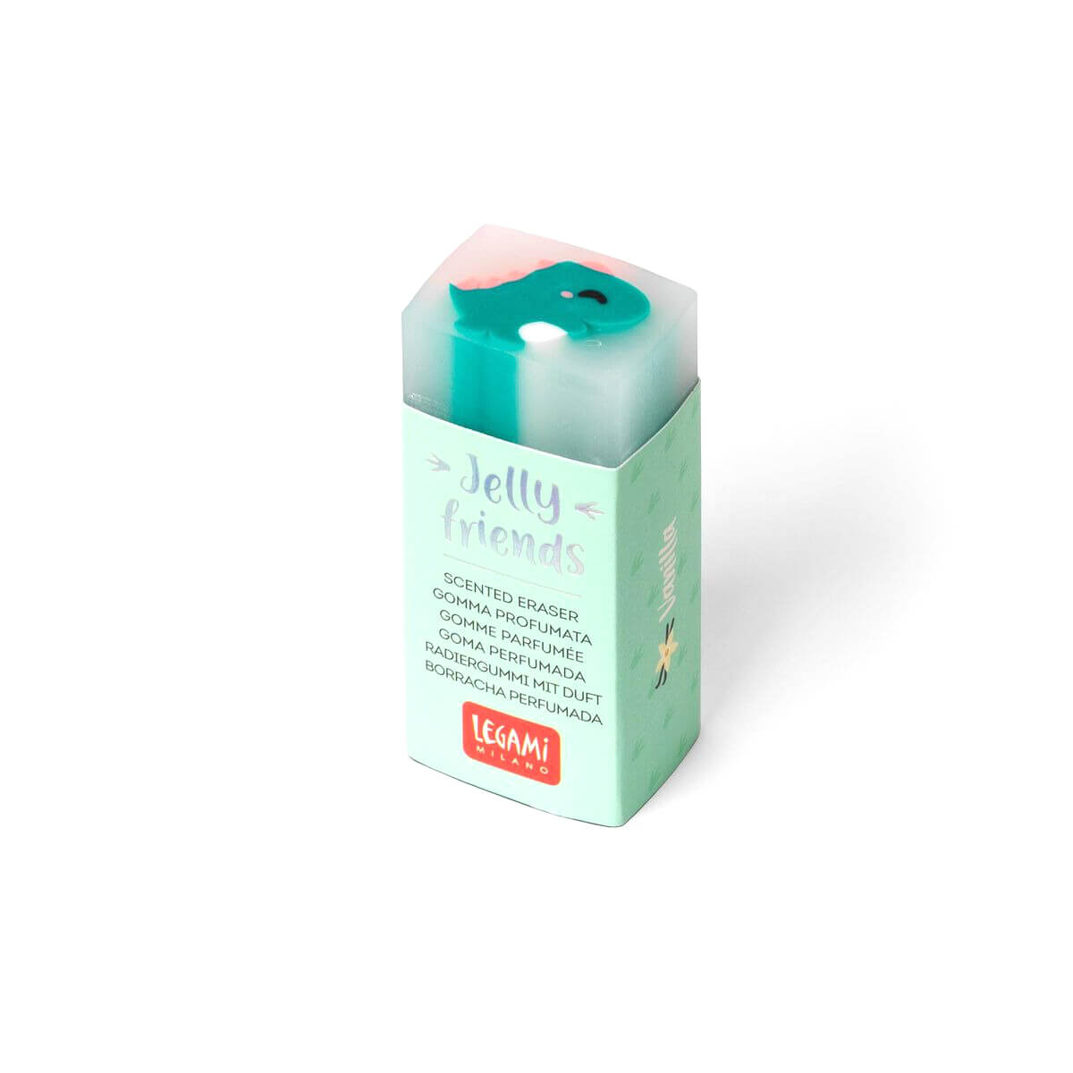 Dino Jelly Friends Vanilla Scented Eraser by Legami