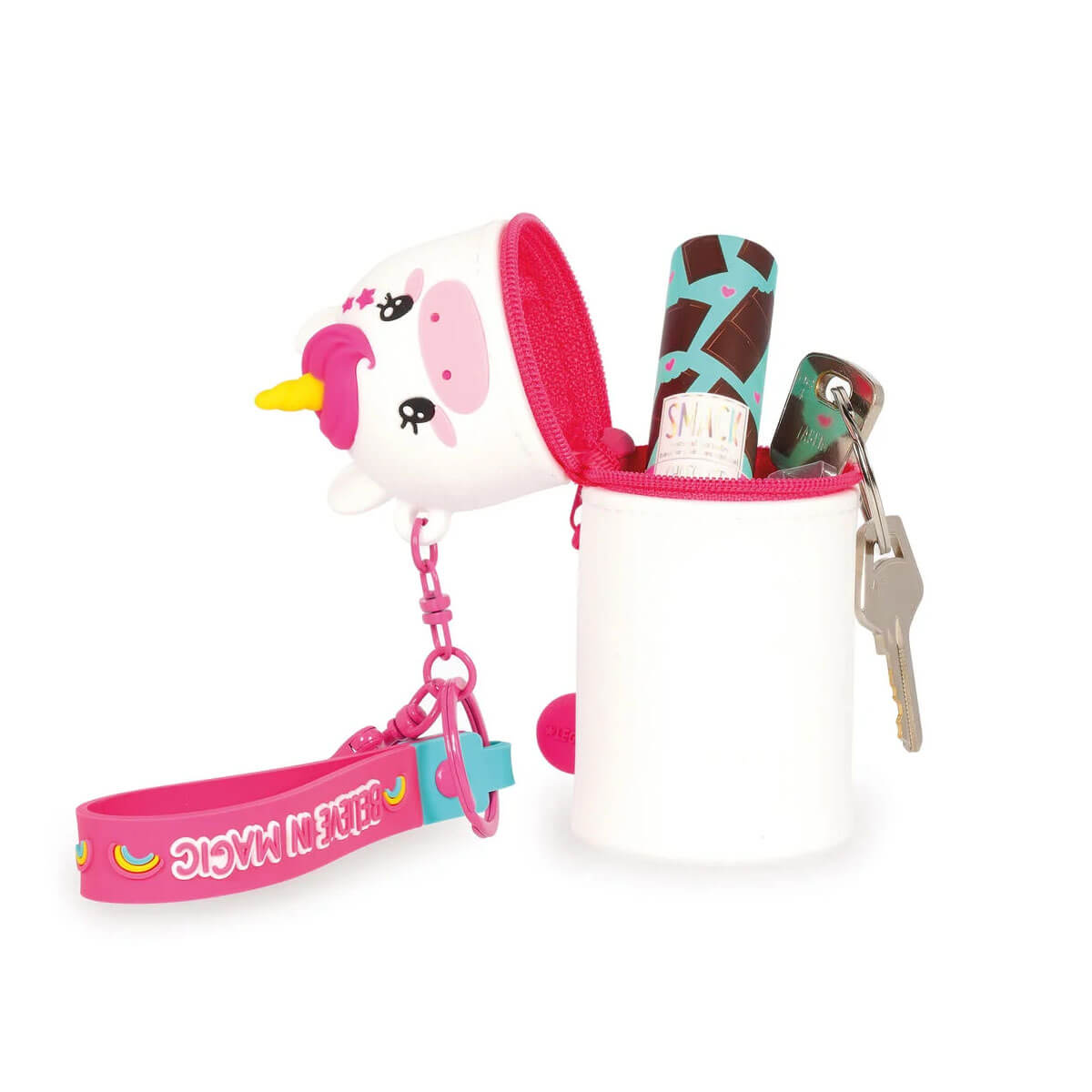 Unicorn Mini Kawaii Coin Purse With Key Ring by Legami