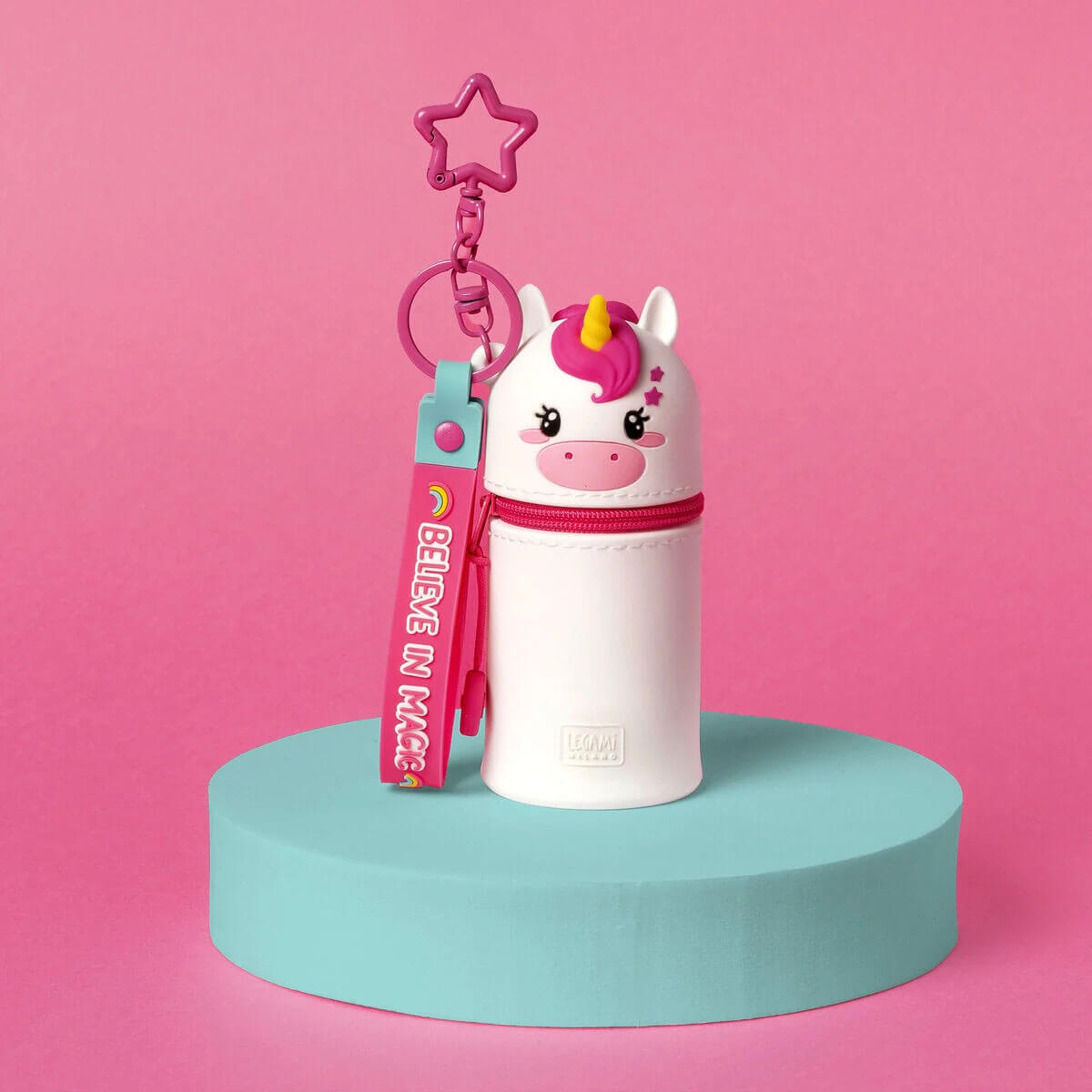 Unicorn Mini Kawaii Coin Purse With Key Ring by Legami