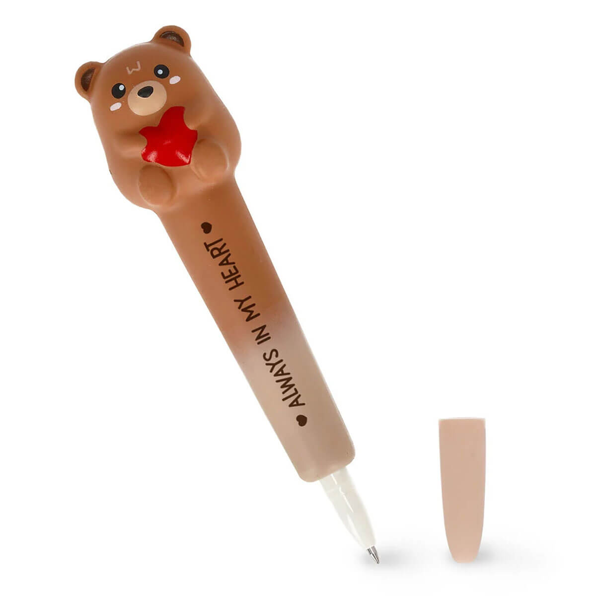 Teddy Bear Squishy Pen (Black Ink) by Legami