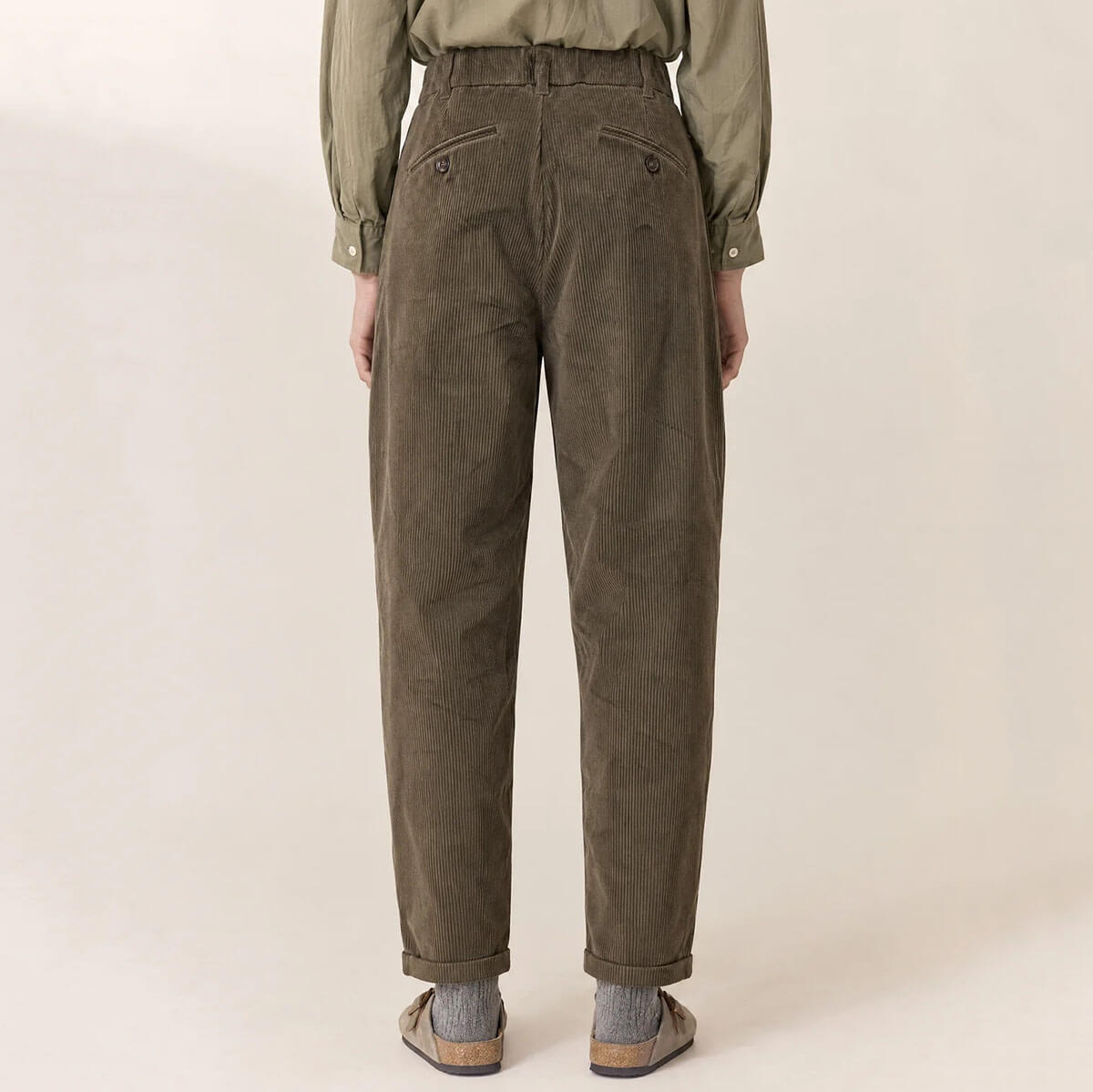 Prom Trousers in Bronze by Leon & Harper