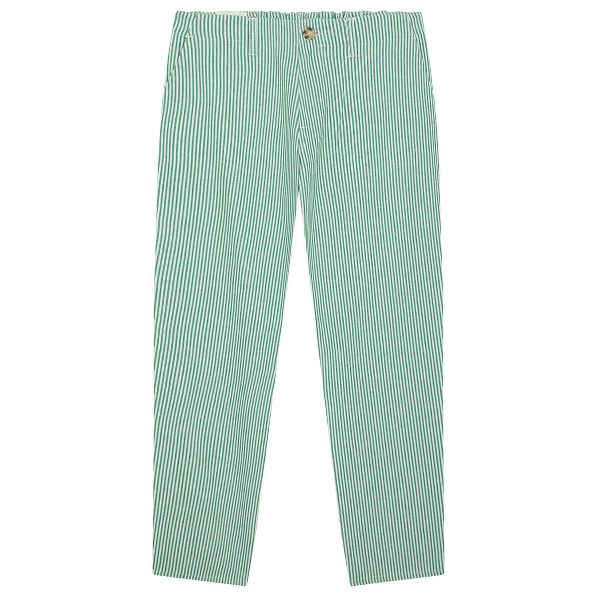 Armina Stripe Pants in Green by Leon & Harper