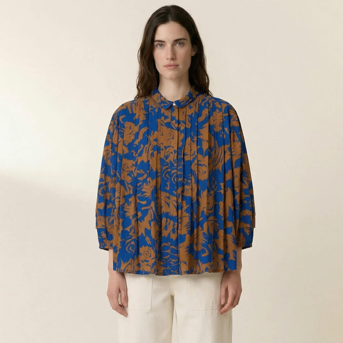 Chimi Shirt in Blue by Leon & Harper