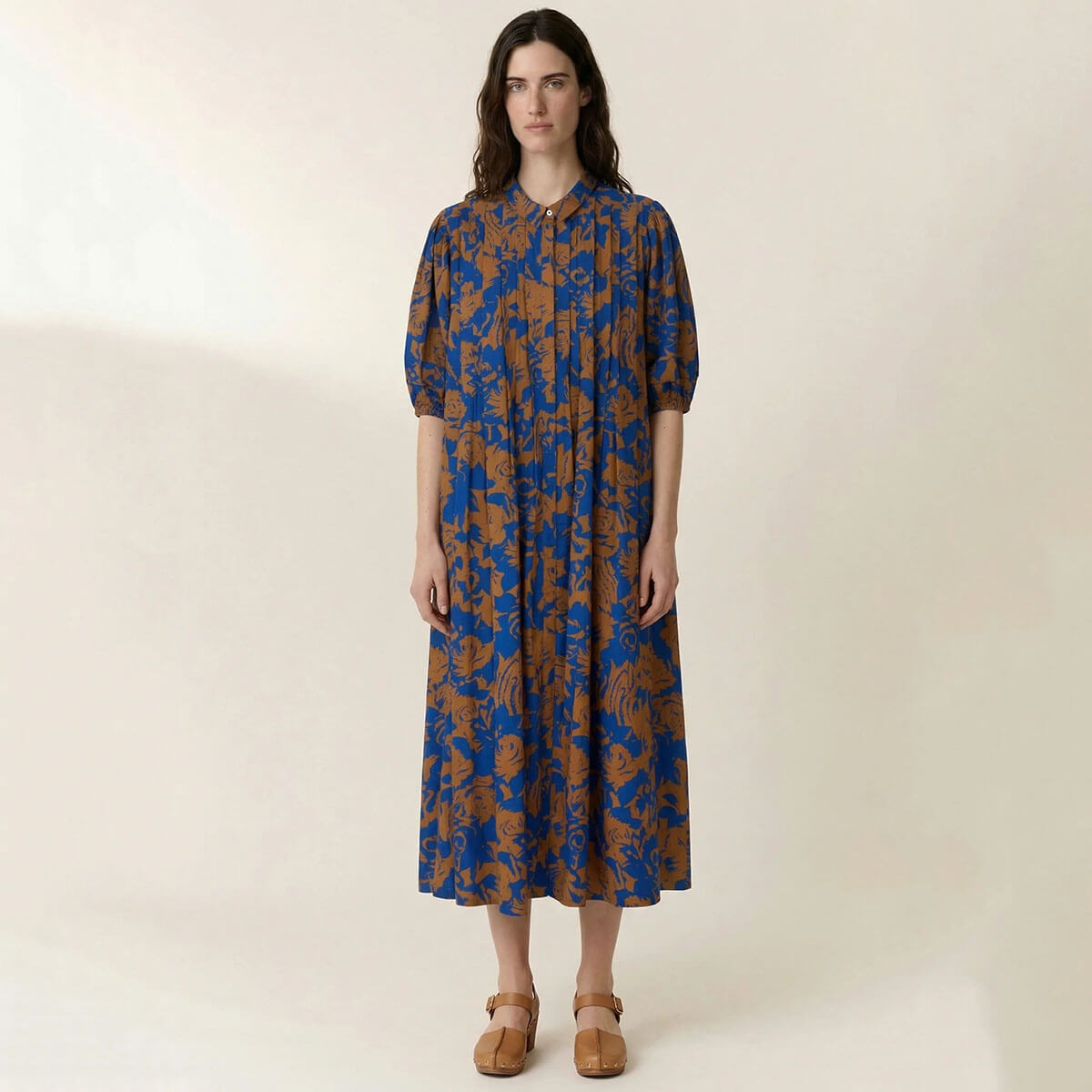 Roca Dress in Rose Blue by Leon & Harper
