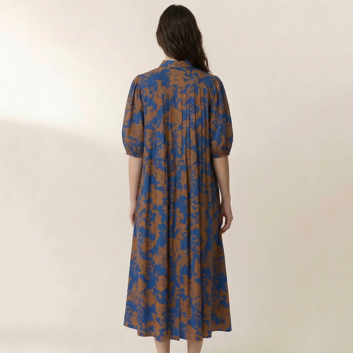 Roca Dress in Rose Blue by Leon & Harper