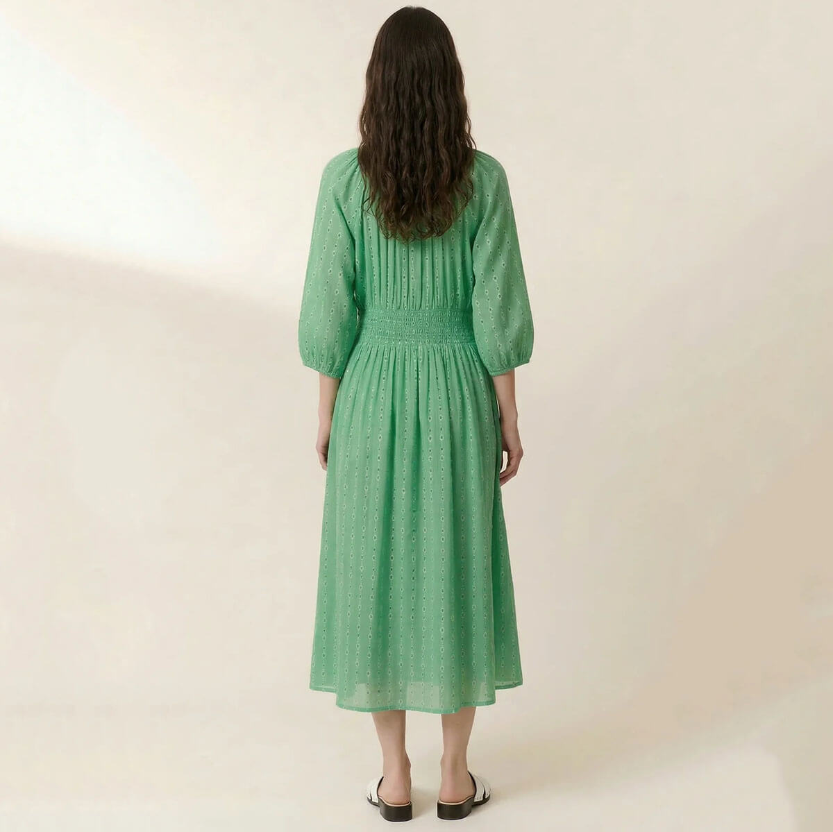 Roudy Dress in Green by Leon & Harper