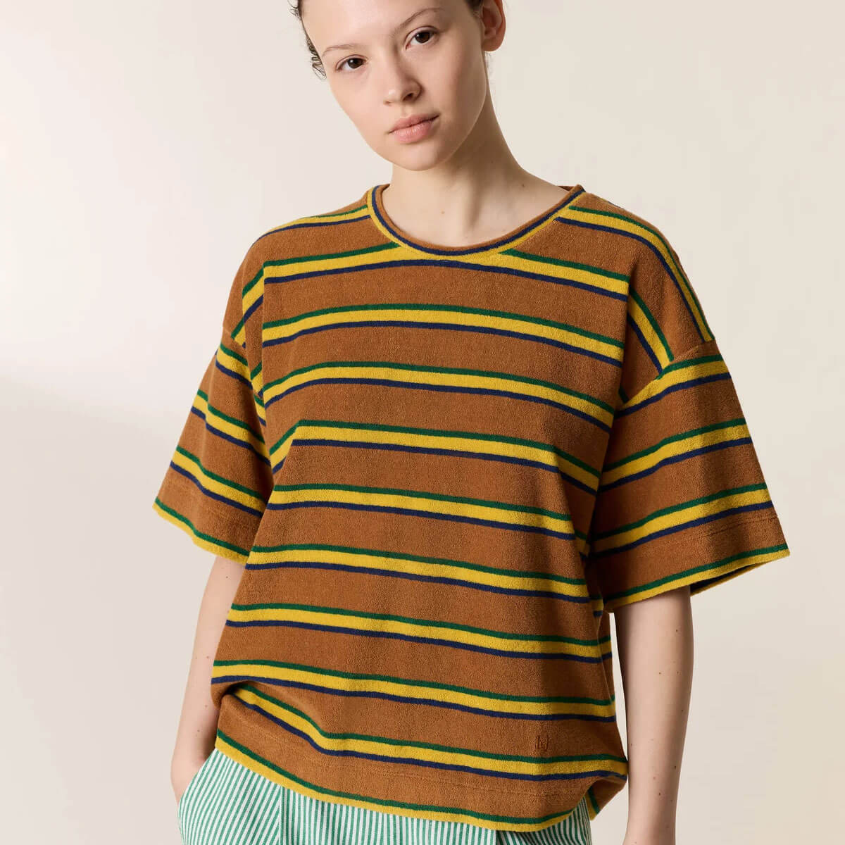 Titan T-Shirt in Green by Leon & Harper