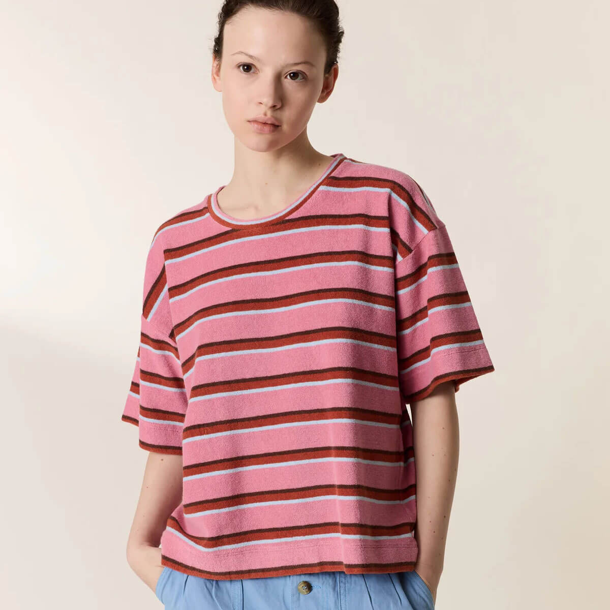 Titan T-Shirt in Pink by Leon & Harper