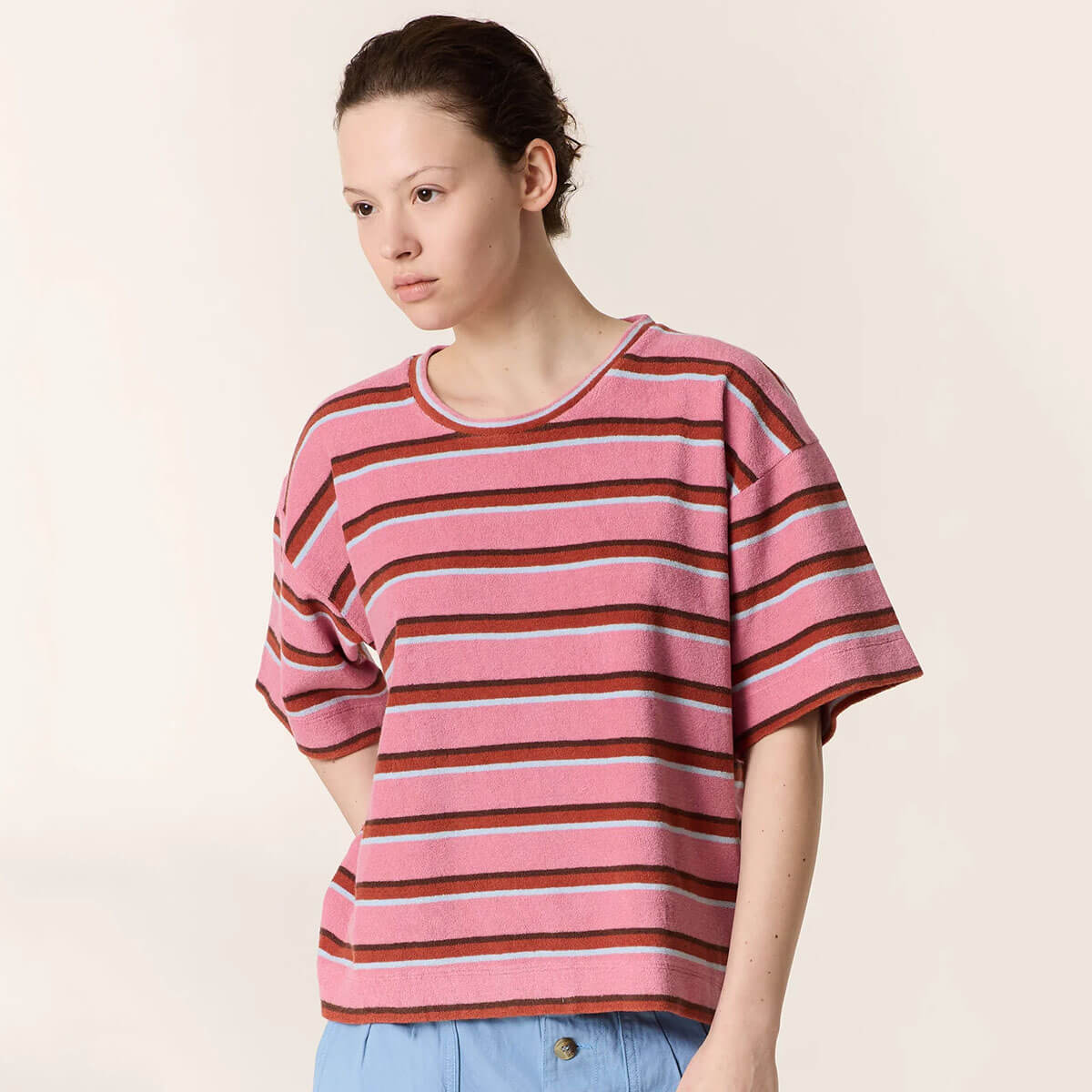 Titan T-Shirt in Pink by Leon & Harper