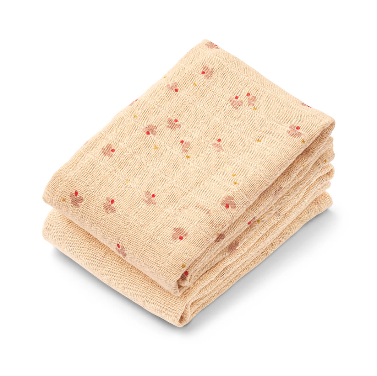 Lewis Muslin Cloths in Mini Butterfly / Apple Blossom by Liewood (2 Pack)