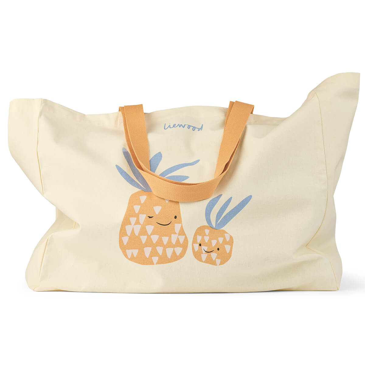 Maxi Tote Bag in Pineapple / Bright Yellow by Liewood