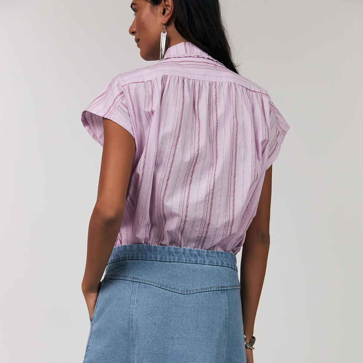 Badal Shirt in Lilac by Lollys Laundry