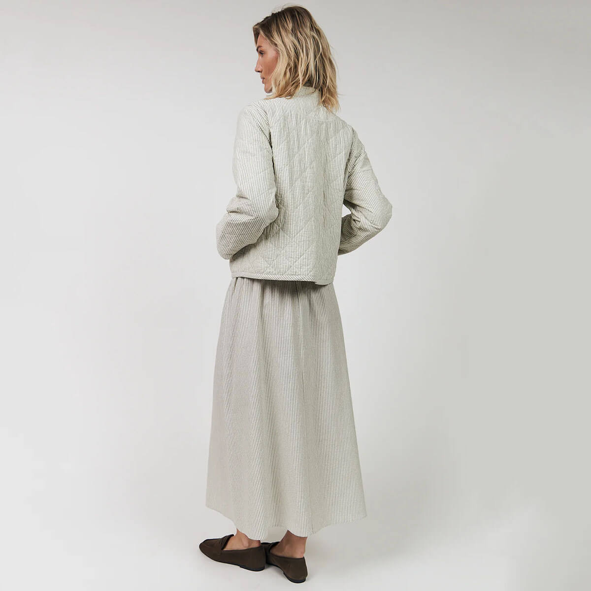 Isla Maxi Skirt in Stripe by Lollys Laundry