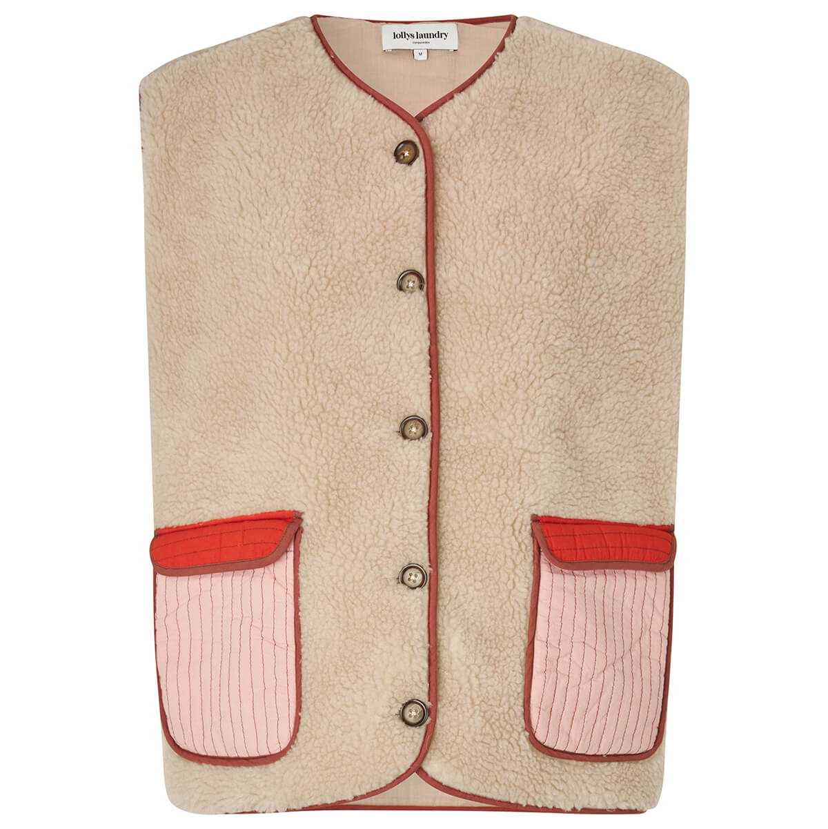 Jace Vest in Sand | Lollys Laundry SS26 | Junior Edition
