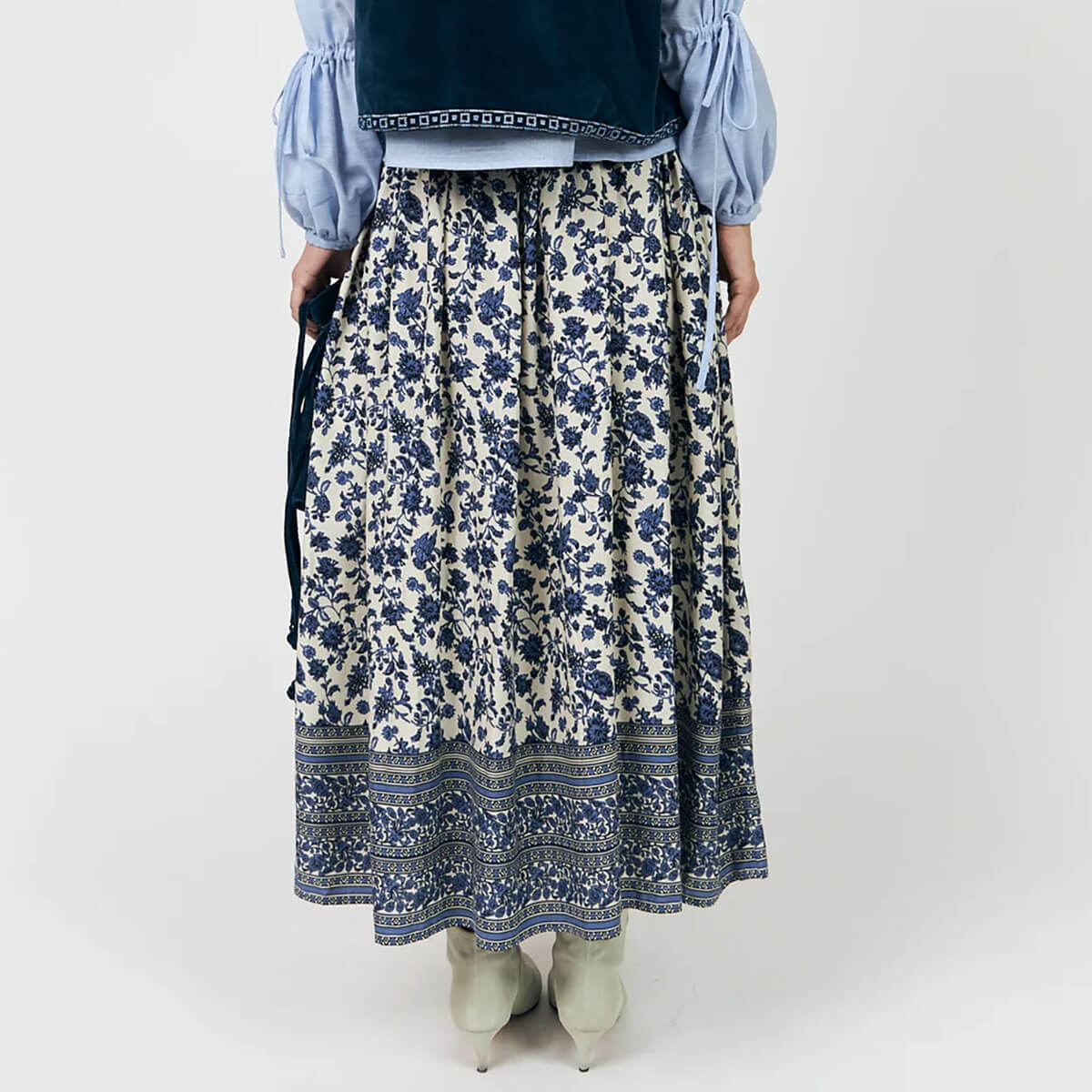 Myra Maxi Skirt in Blue by Lollys Laundry
