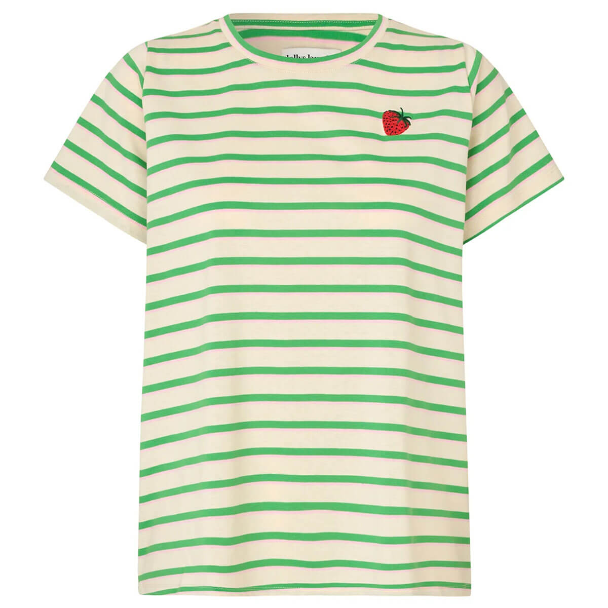 Roma Stripe T Shirt in Green by Lollys Laundry
