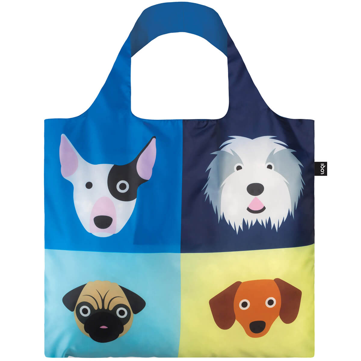 Stephen Cheetham Dogs Recycled Shopping Bag by Loqi