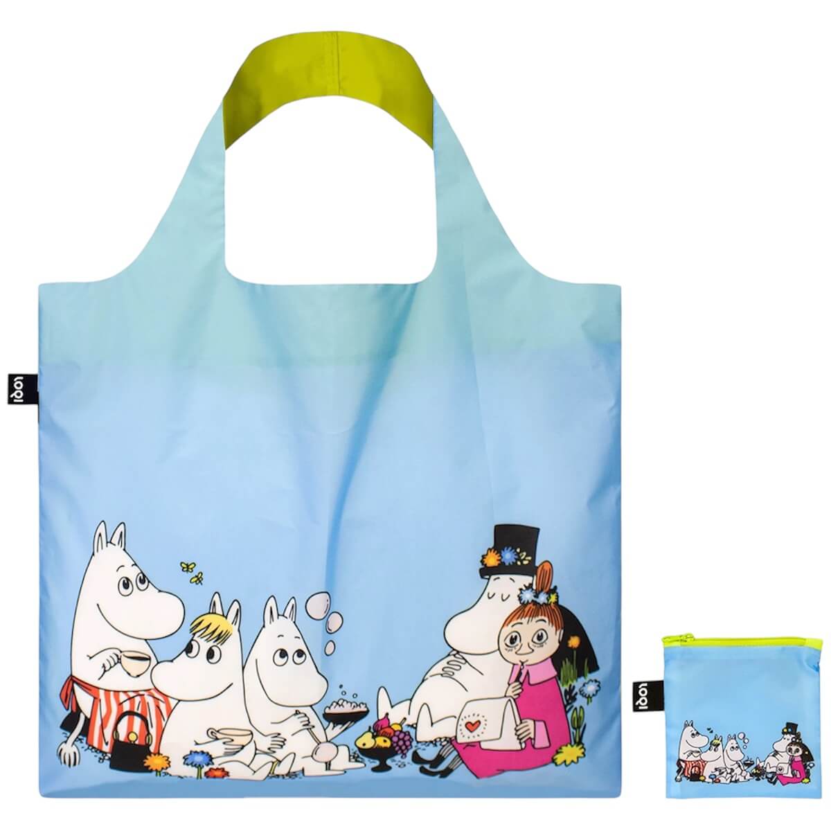 Moomin Family Recycled Shopping Bag by Loqi