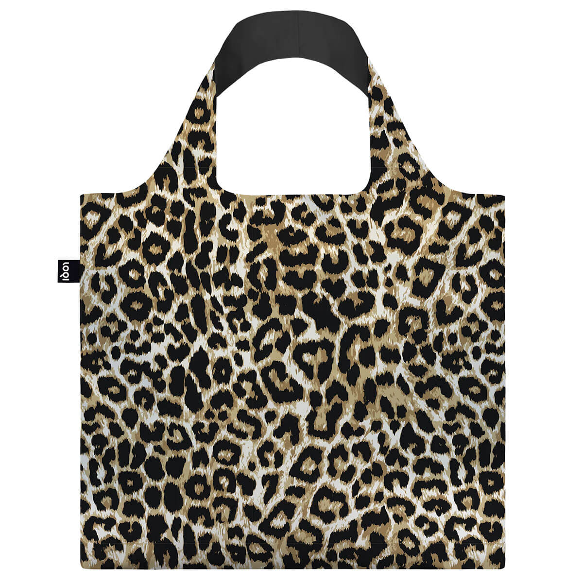Leopard Dusk Recycled Shopping Bag by Loqi
