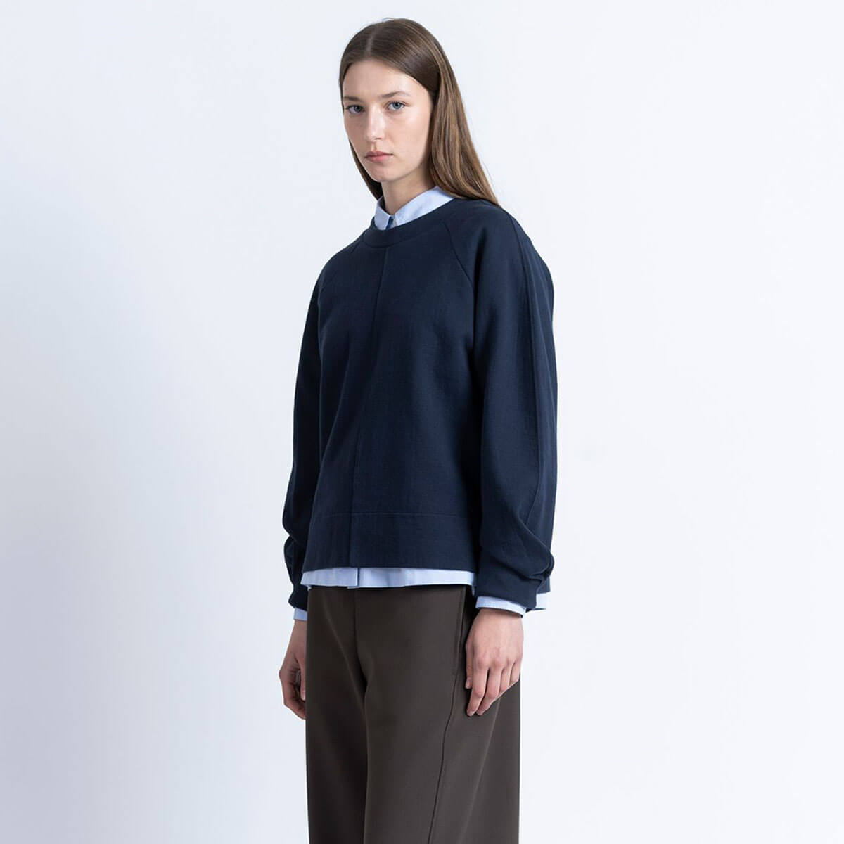 Celine Sweatshirt in Navy by Loreak Mendian
