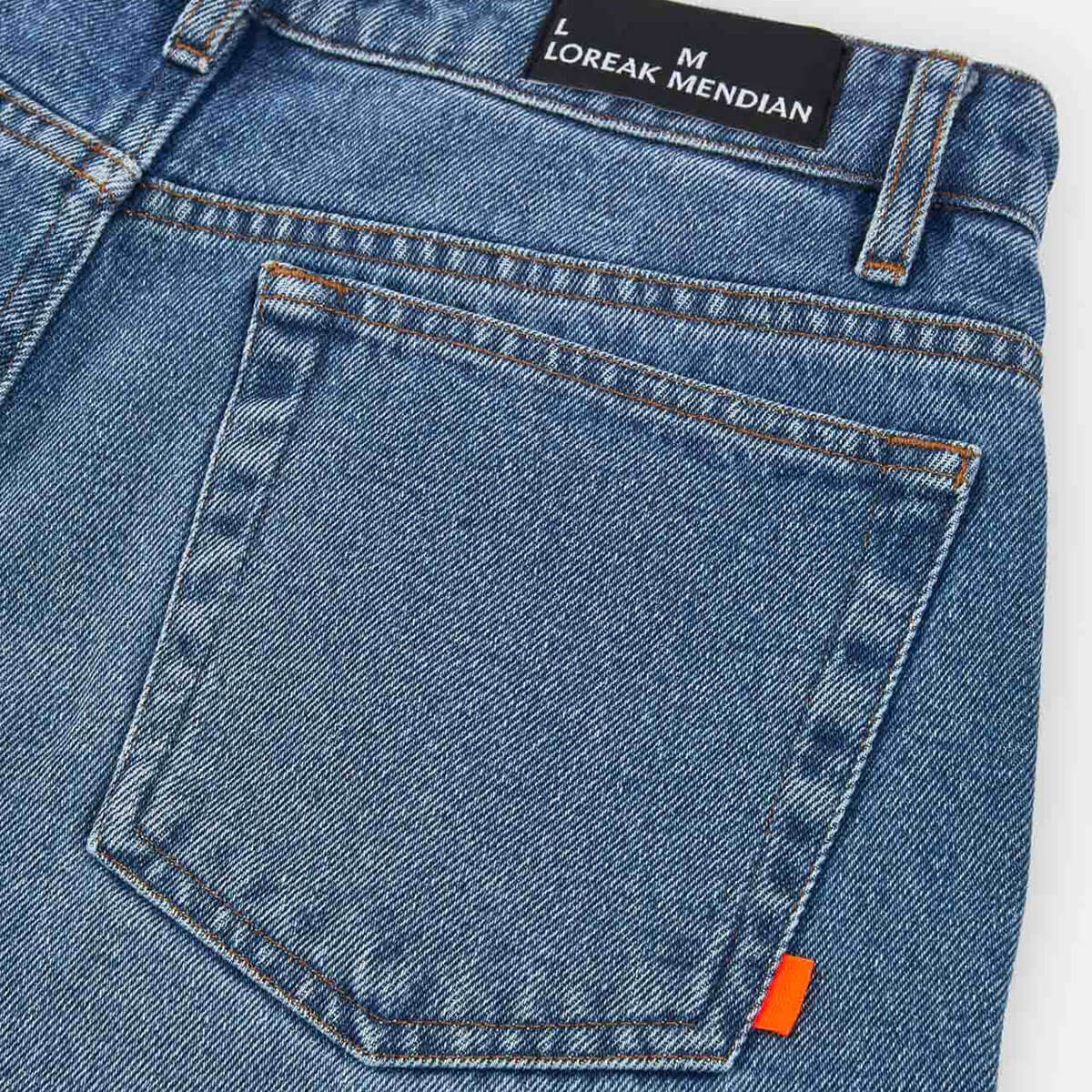 Navasota Jeans in Light Indigo by Loreak Mendian