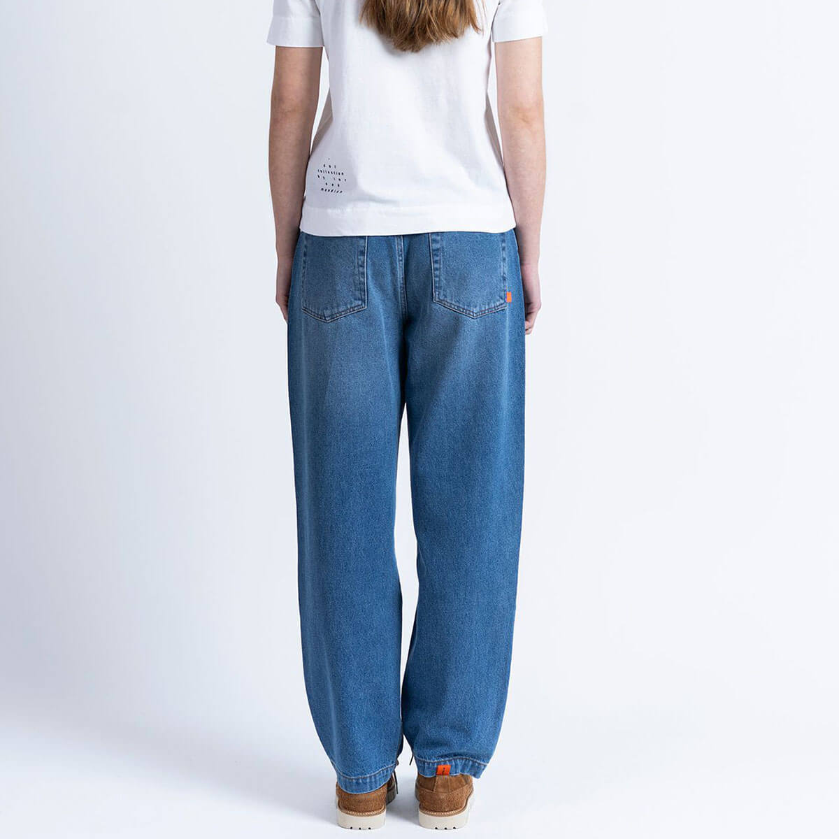 Navasota Jeans in Light Indigo by Loreak Mendian