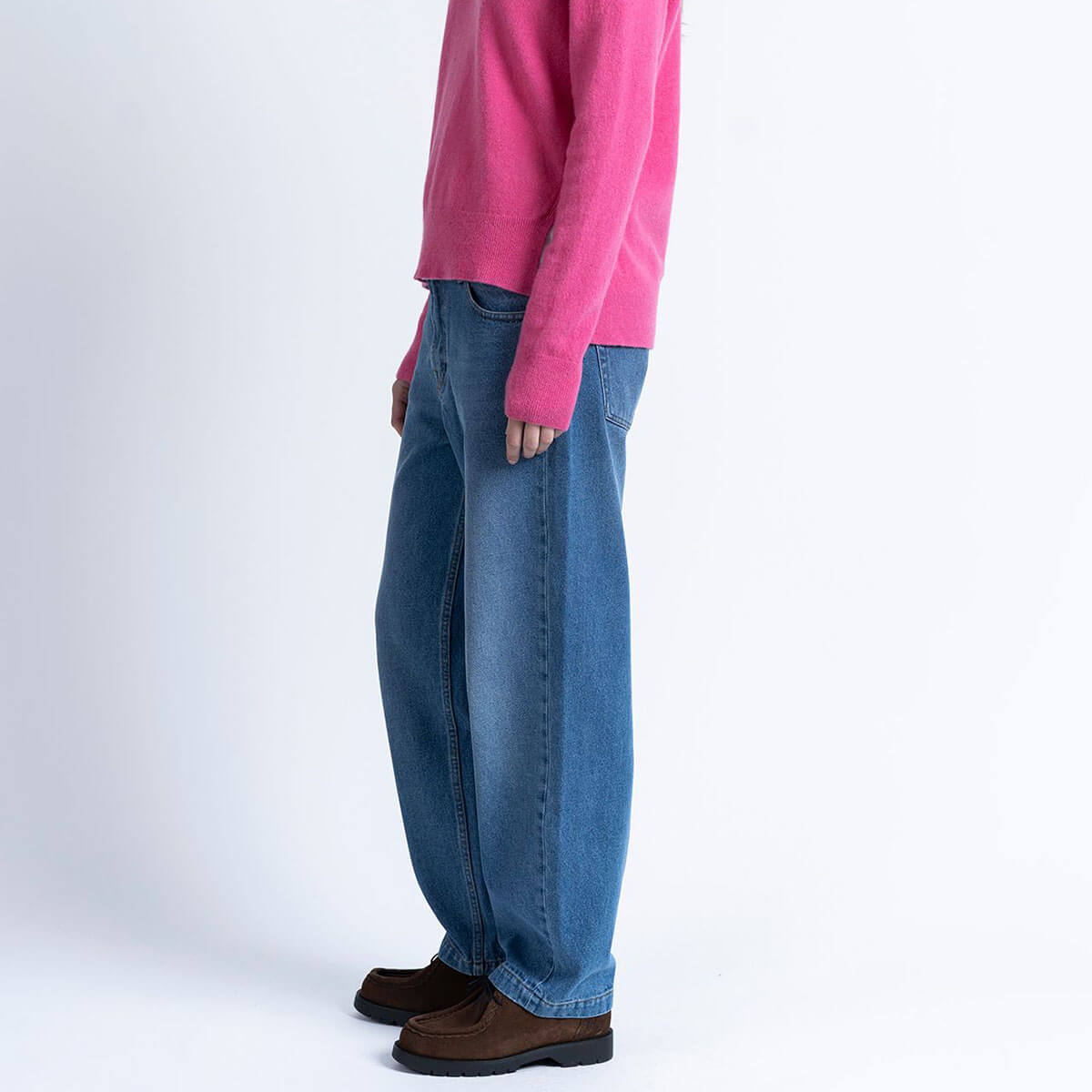 Navasota Jeans in Light Indigo by Loreak Mendian