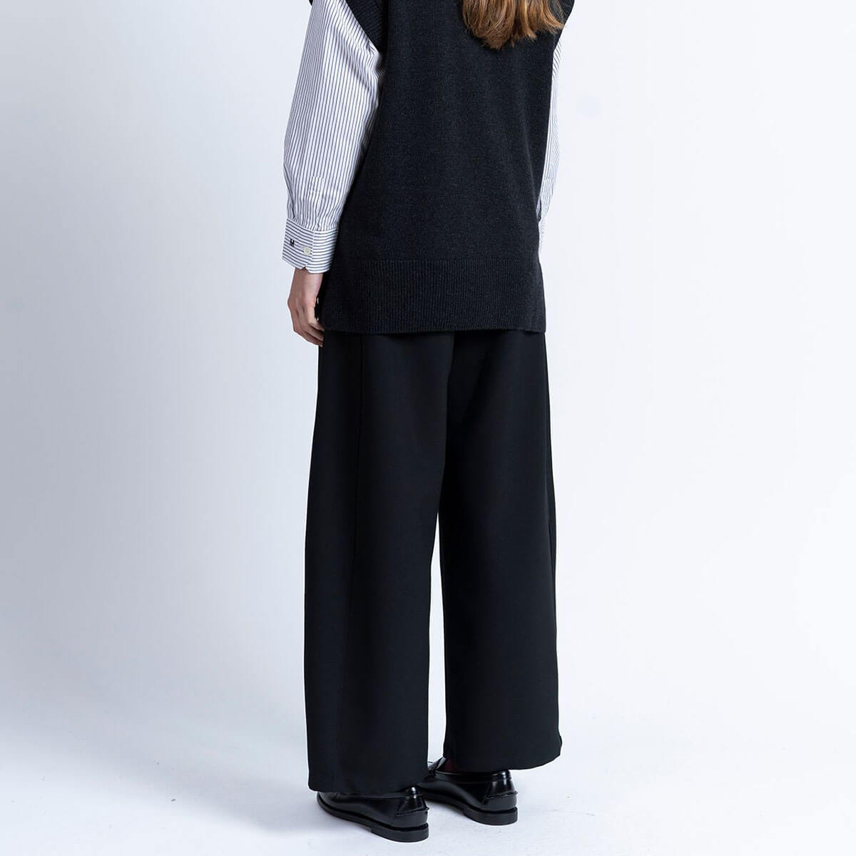Xabal Trousers in Black by Loreak Mendian