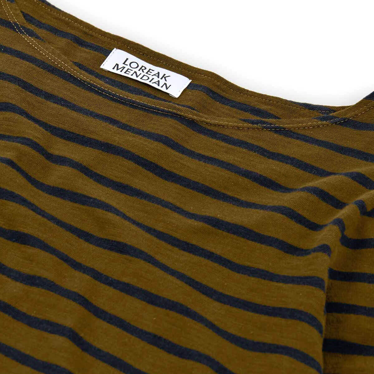 Bogak T-Shirt in Khaki / Navy by Loreak Mendian