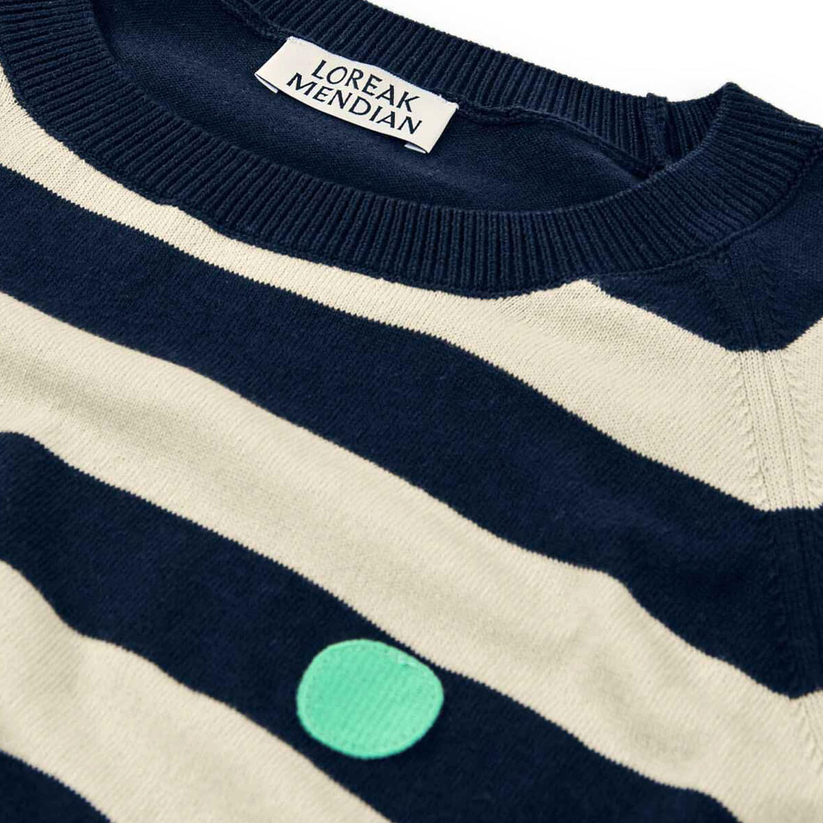 Daka Dot Jumper in Navy by Loreak Mendian