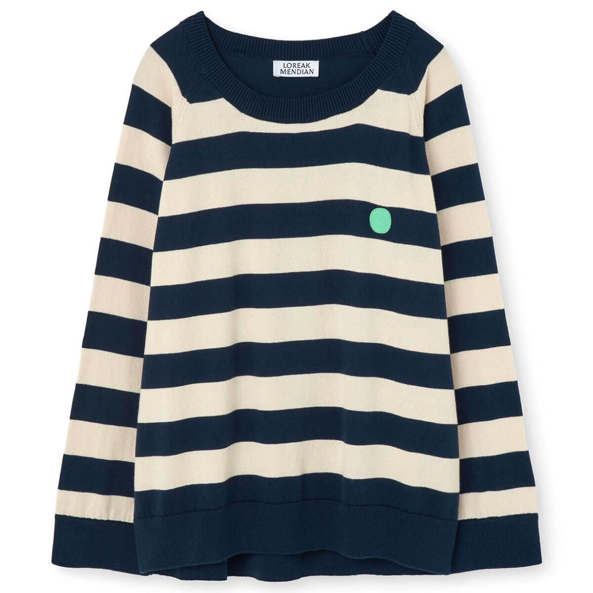 Daka Dot Jumper in Navy by Loreak Mendian