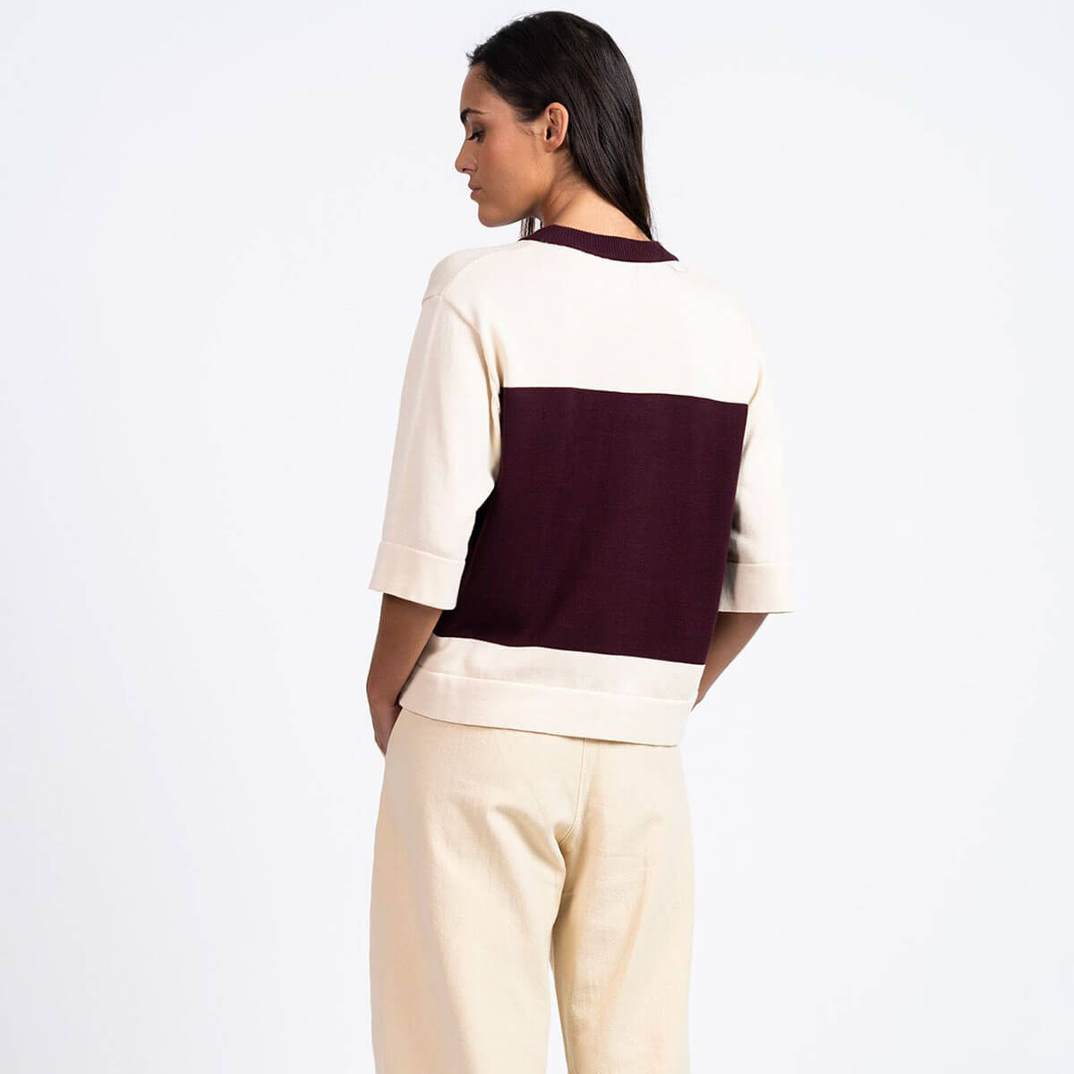 Ebbe Jumper in Lila by Loreak Mendian