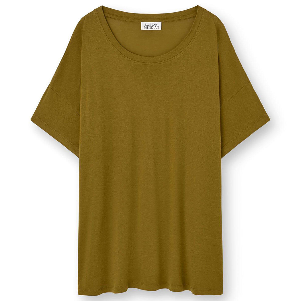Ines T-Shirt in Olive by Loreak Mendian