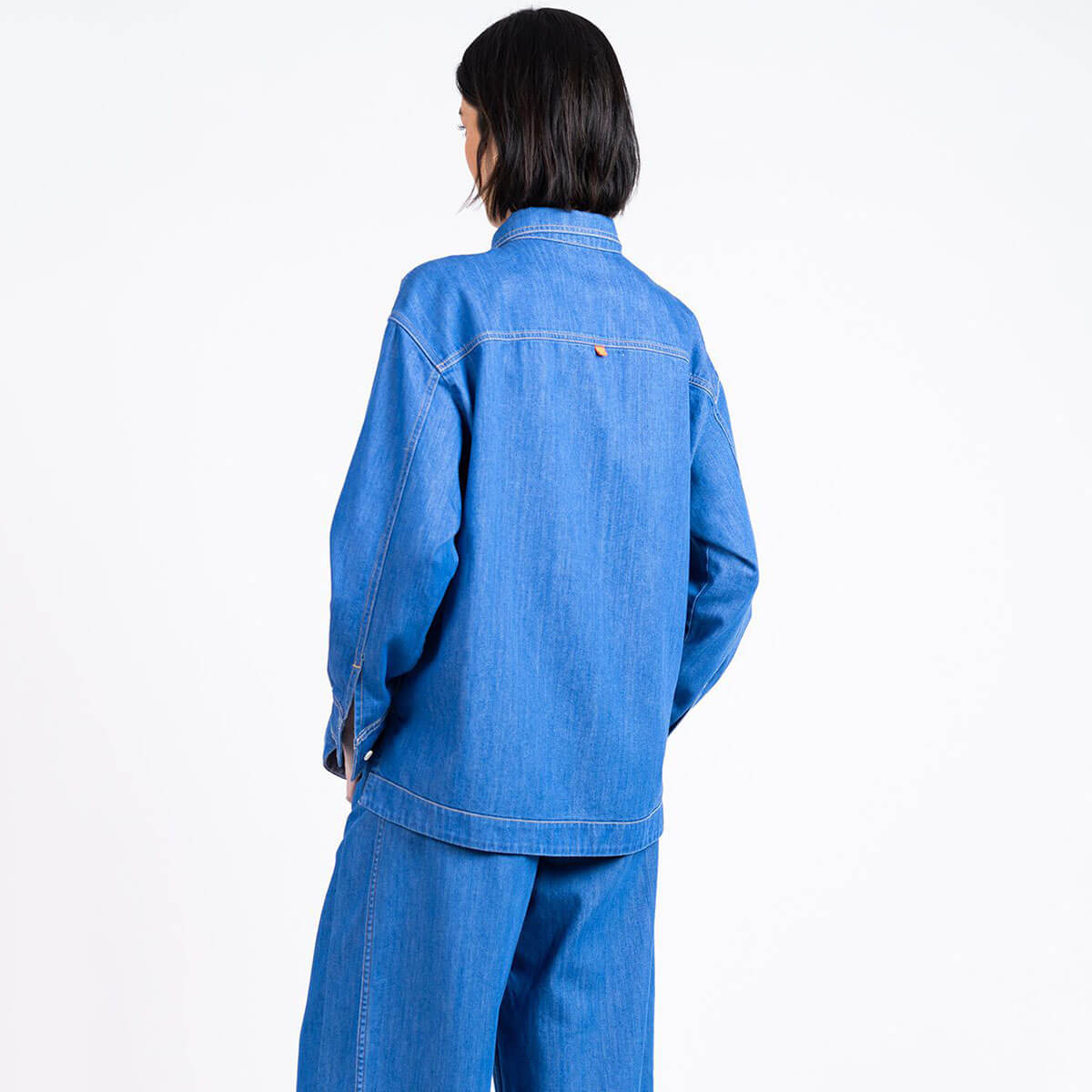 Inese Shirt in Light Indigo by Loreak Mendian