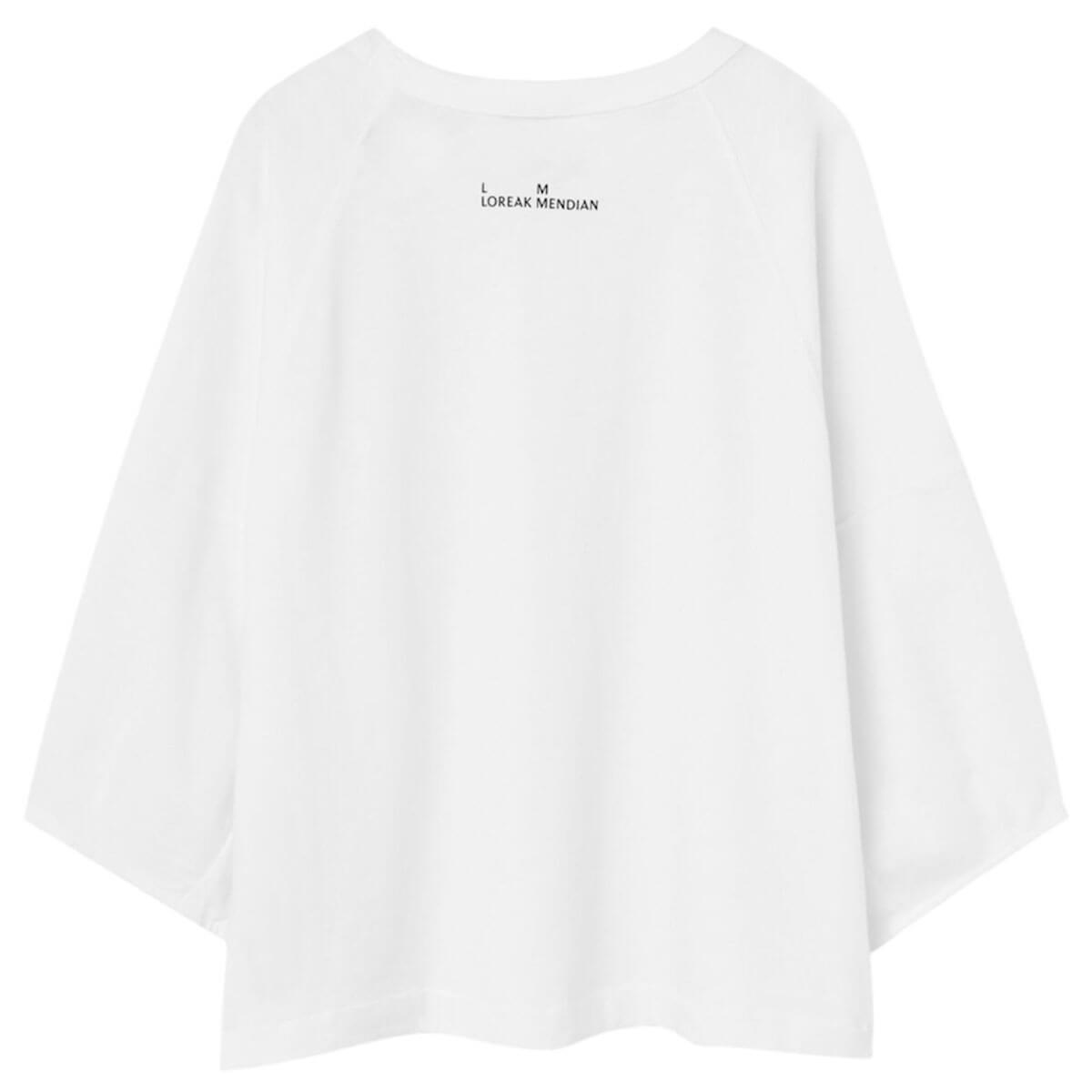 Juno T-Shirt in White by Loreak Mendian