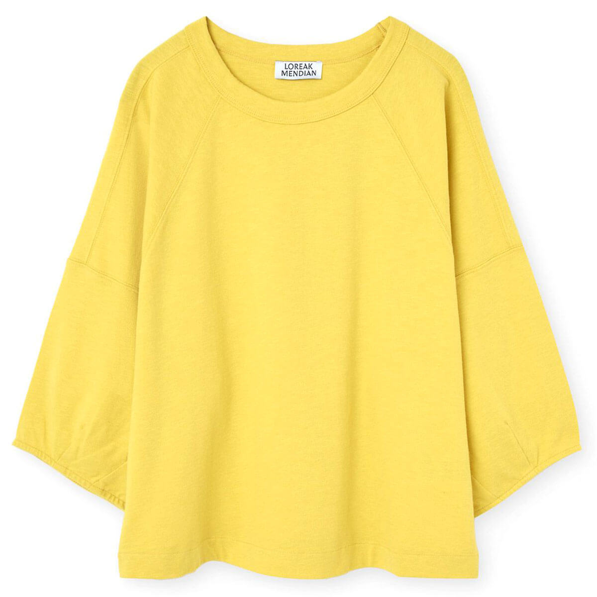 Juno T-Shirt in Yellow by Loreak Mendian