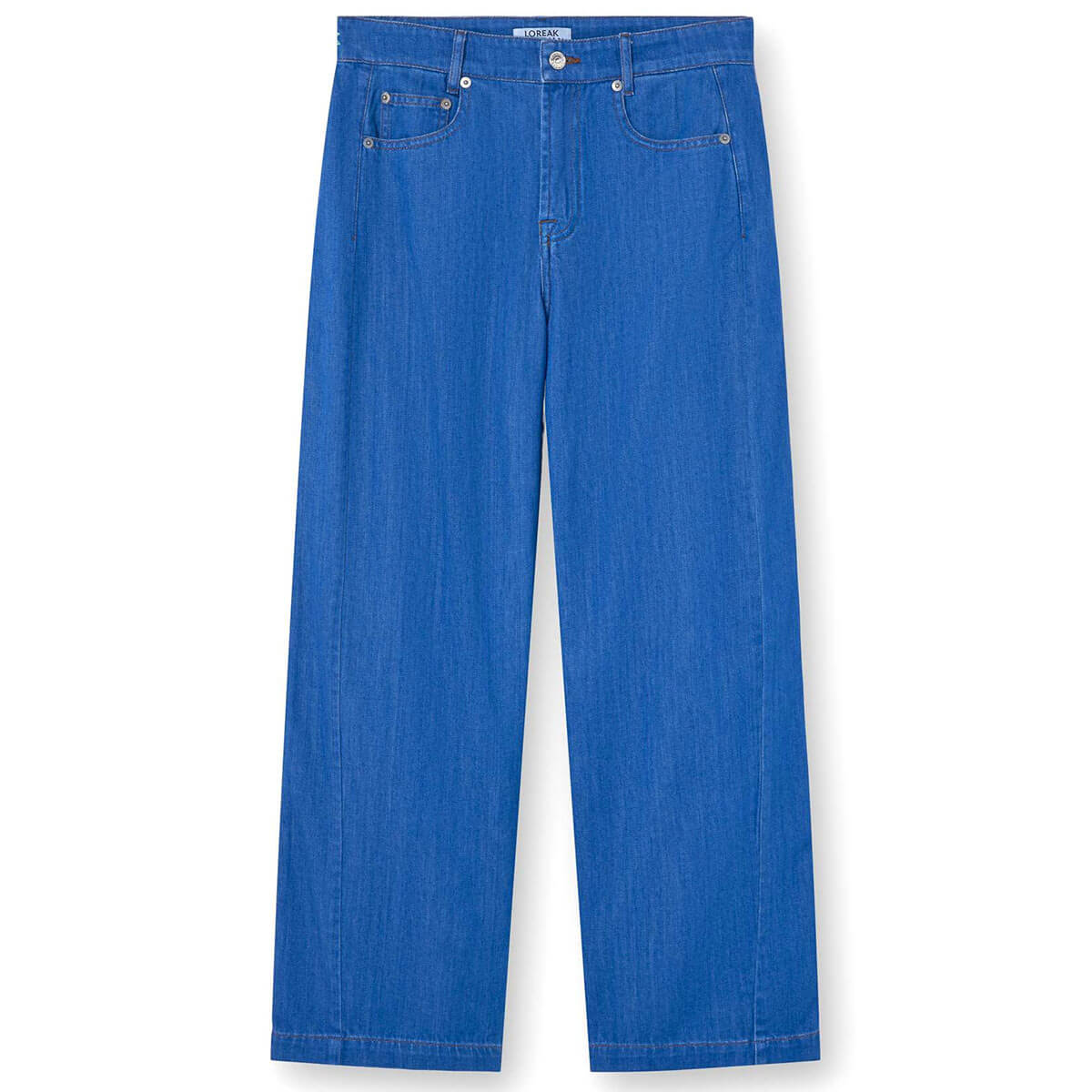 Paule Jeans in Light Indigo by Loreak Mendian