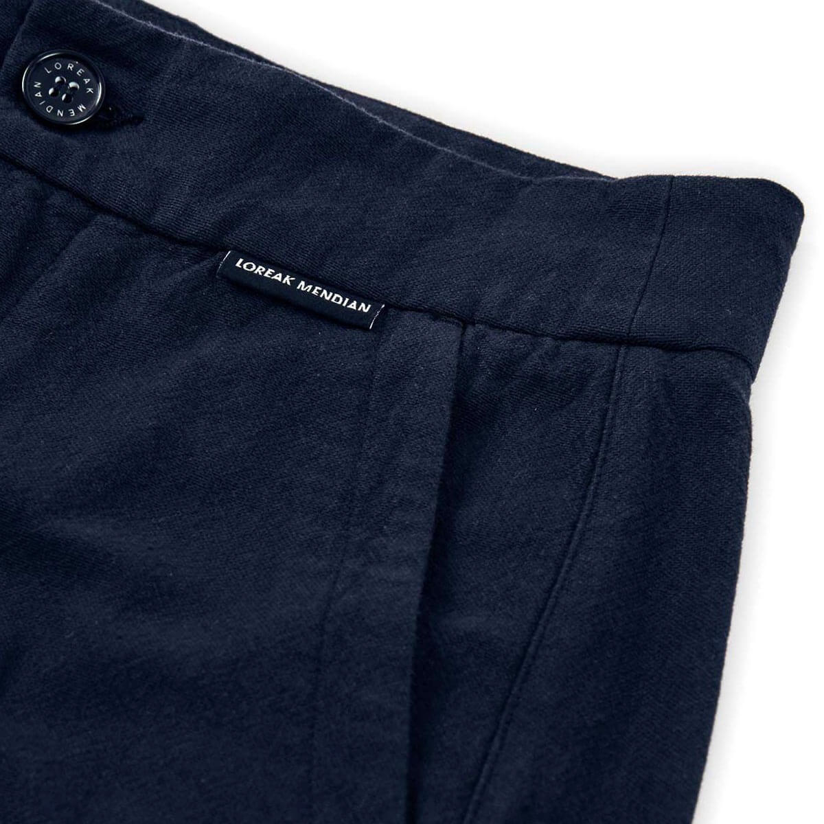 Tome Trousers in Navy by Loreak Mendian
