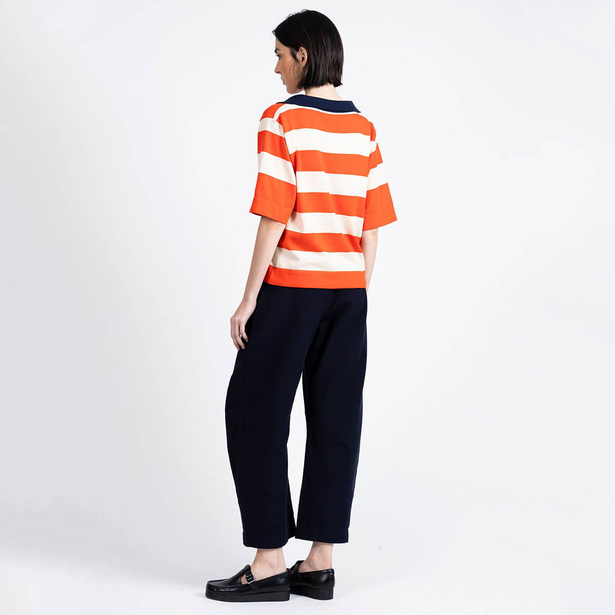 Tome Trousers in Navy by Loreak Mendian