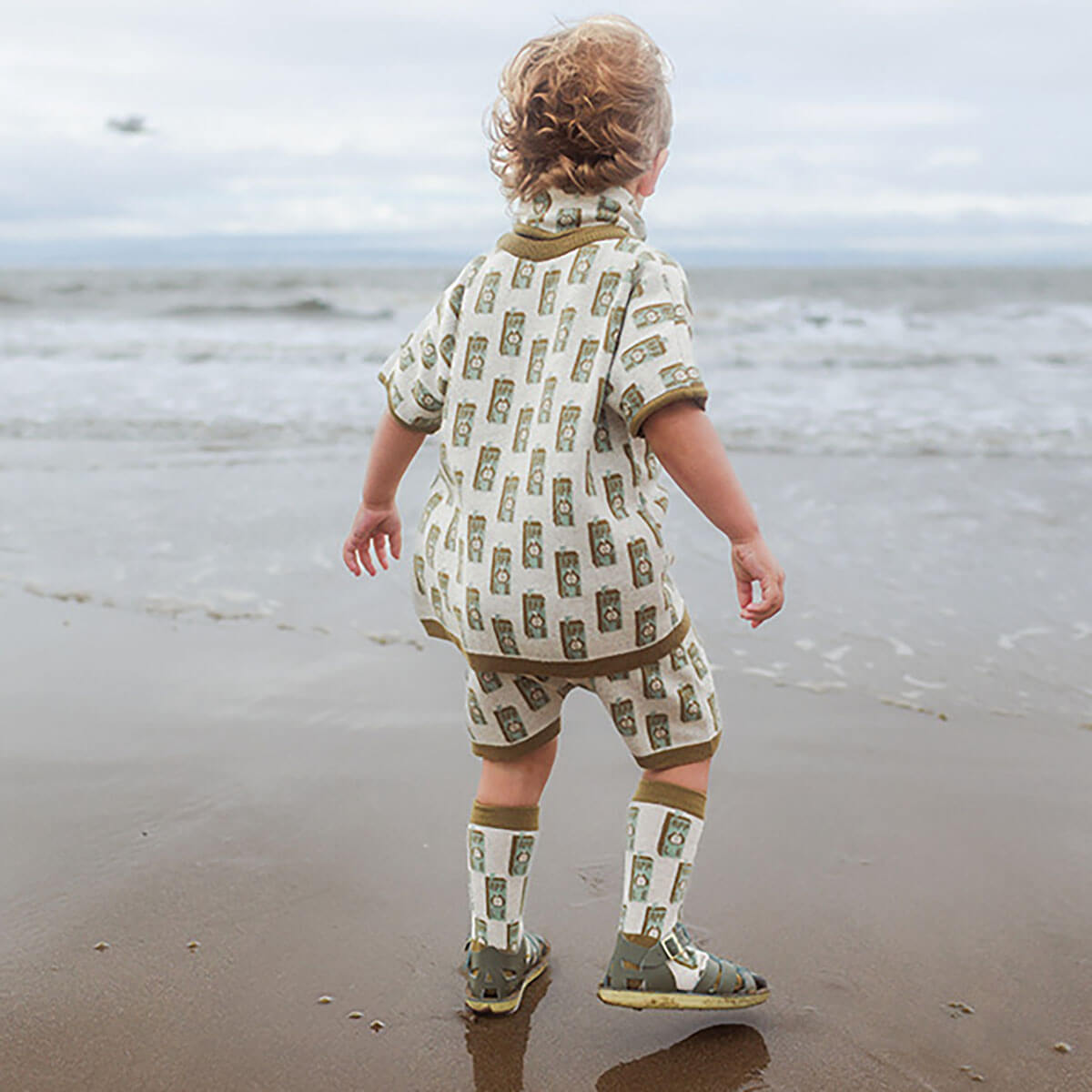 Juice Box Tee in Green Apple by Mabli