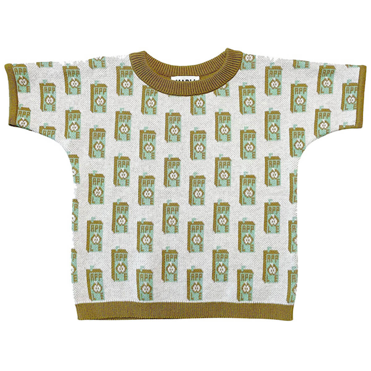 Juice Box Tee in Green Apple by Mabli