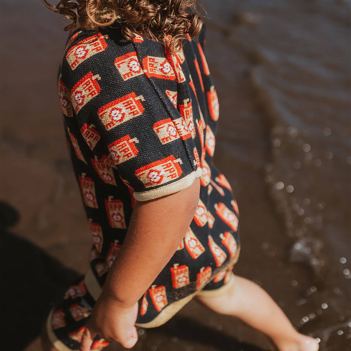 Juice Box Tee in Red Apple by Mabli