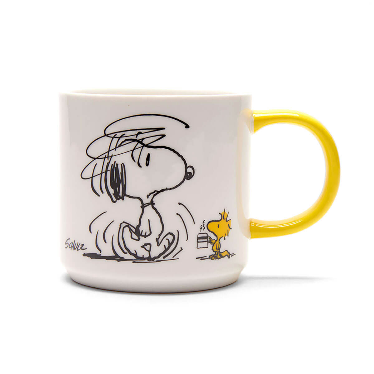 Peanuts I'm Not Worth A Thing Before Coffee Mug by Magpie