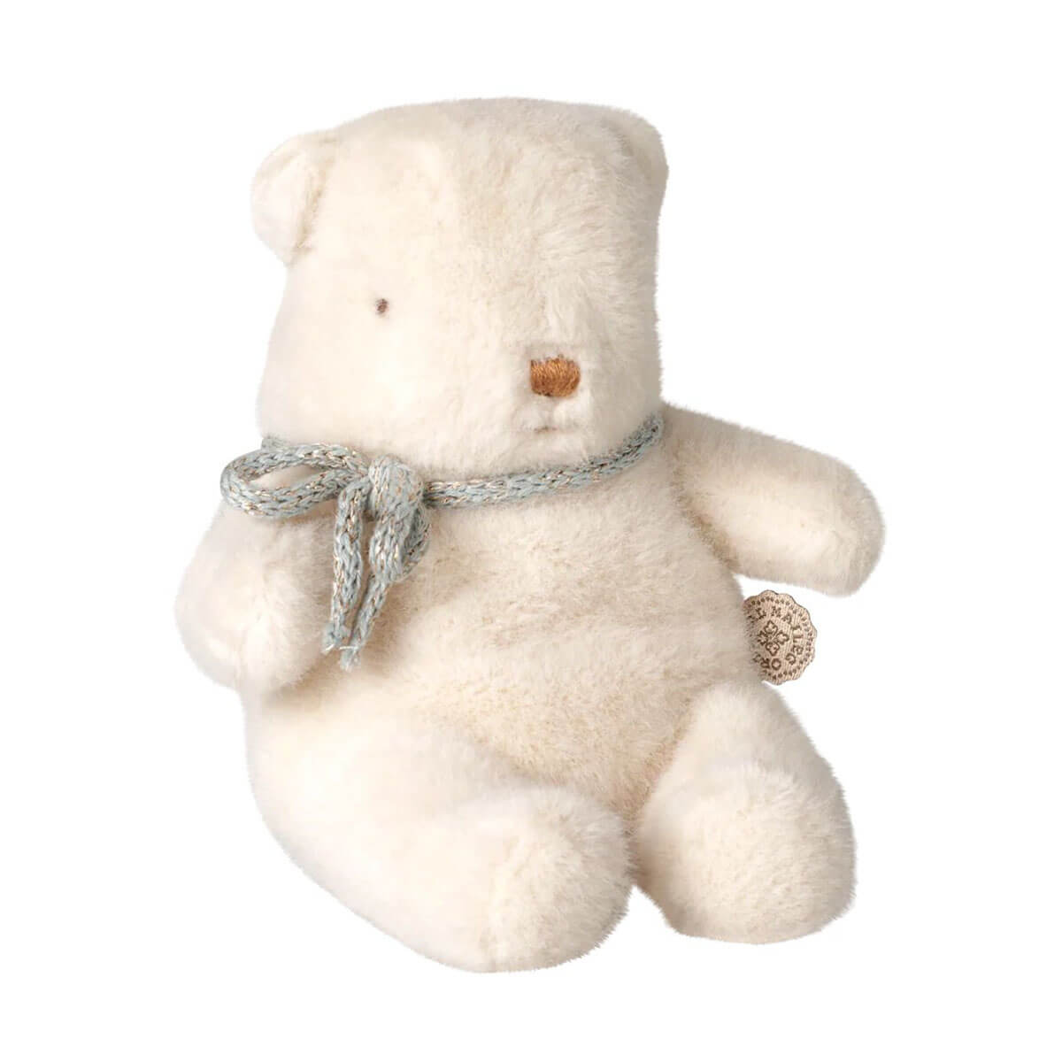 Mini Plush Teddy Bear in Off White (12cm) by Maileg