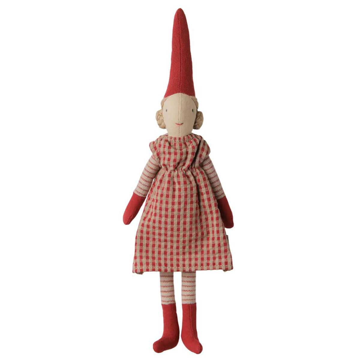 Climbing Pixy in 4 Characters (Size 1 26cm) by Maileg Girl in Red Dress