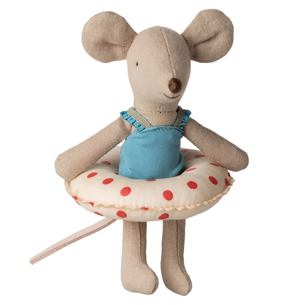 Beach Mice Little Sister with Float (Red Dots) by Maileg