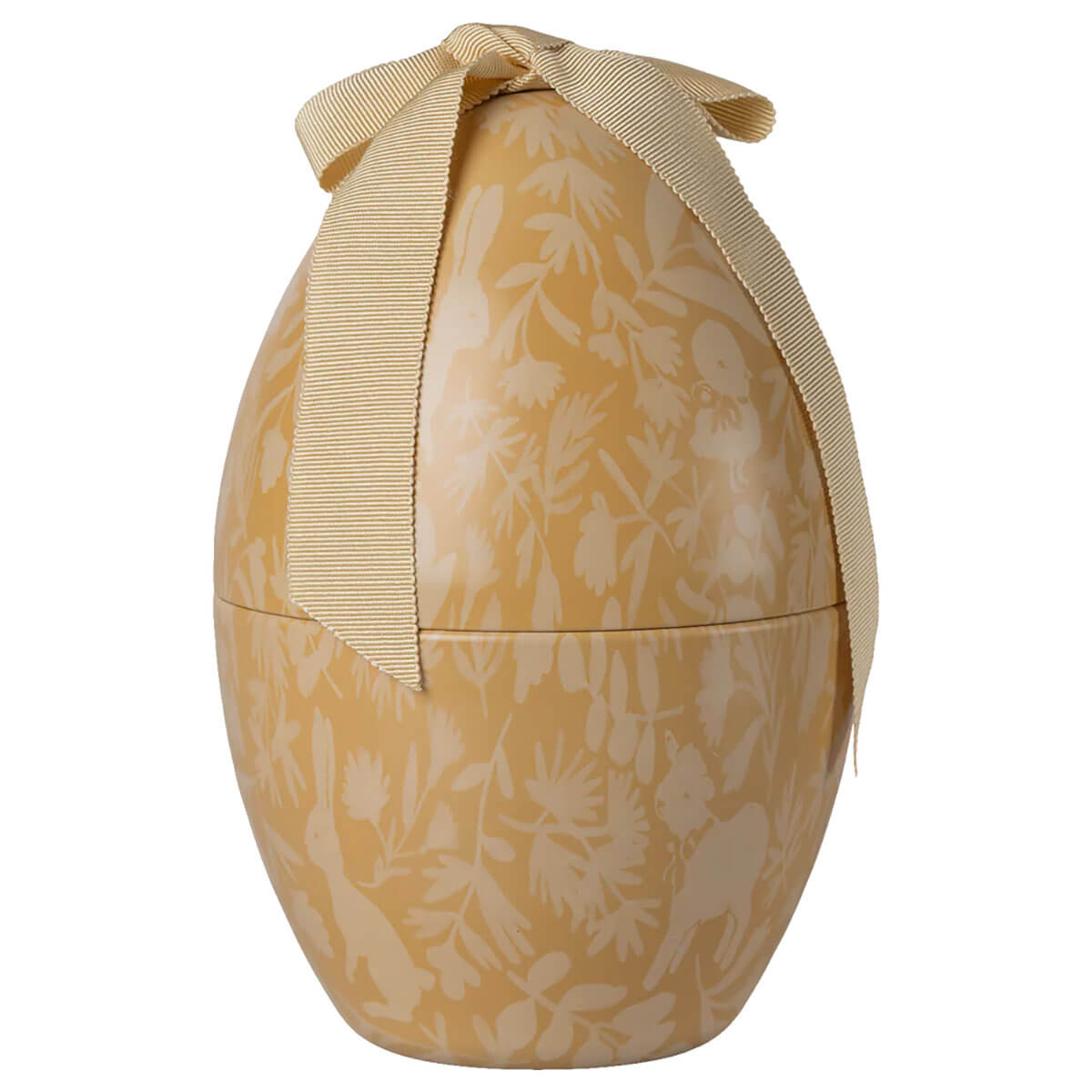 Metal Easter Egg in Cream / Yellow by Maileg
